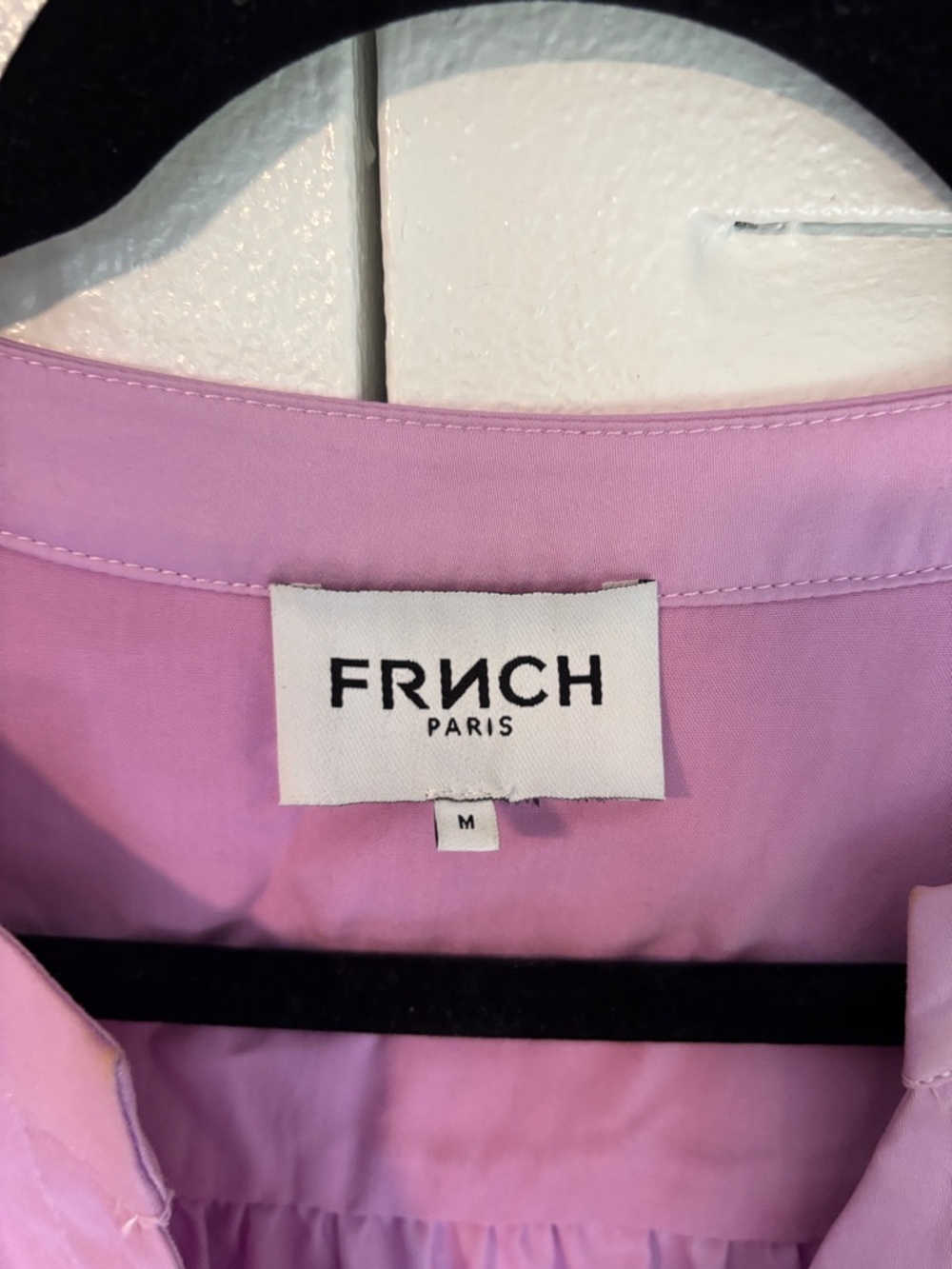 FRUCH Lavender Babydoll Dress Puff Sleeve Chic Size M - Picture 3 of 10